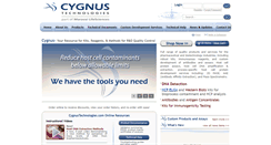 Desktop Screenshot of cygnustechnologies.com